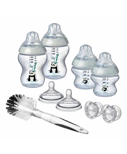 Tommee Tippee Closer to Nature Newborn Baby Bottle Starter Kit Blue - Mixed Sizes