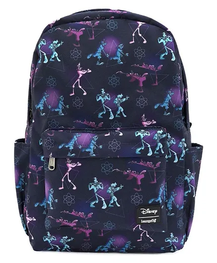 Loungefly A Goofy Movie Powerline All Over Print Nylon Backpack - Blue