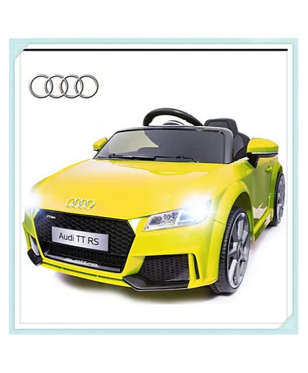 Audi Licensed Kids TT Electric Ride On Car with Remote Control - Yellow
