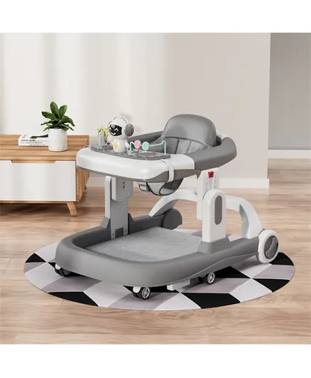 Classic and Stylish 2 in 1 Baby Activity Walker - Grey