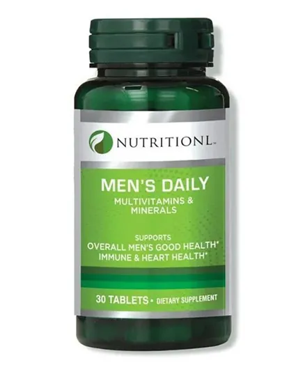 NUTRITIONL Men's Daily Dietary Supplement - 30 Tablets