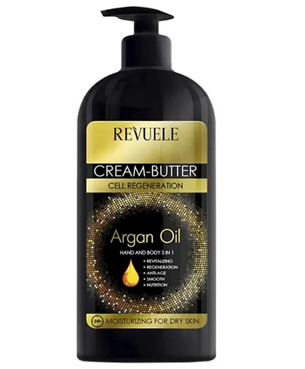 REVUELE Argan Oil Cream Butter Hand & Body 5 in 1 - 400mL