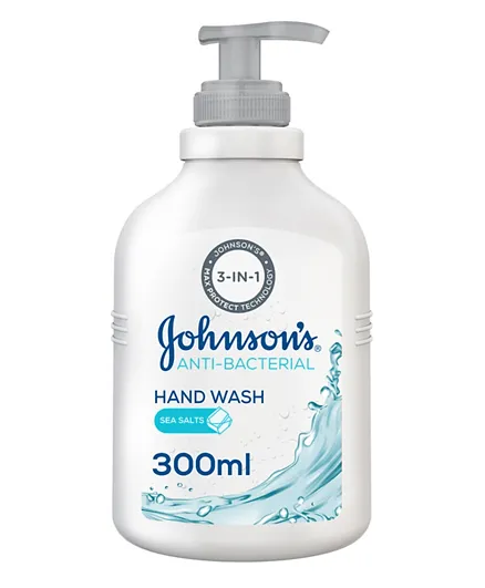 Johnson & Johnson Anti-Bacterial Sea Salts Hand Wash - 300mL