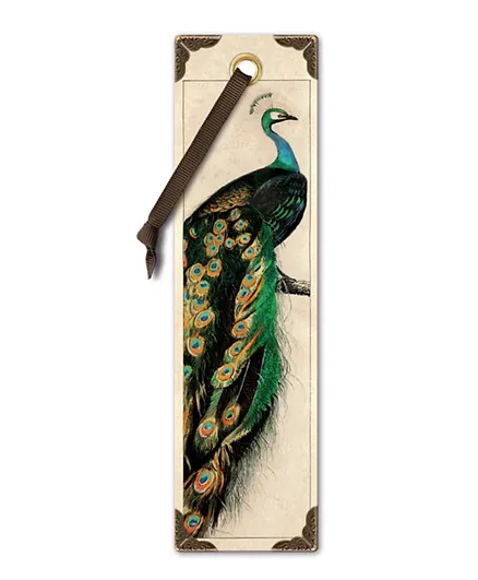 IF Vintage Bookmark - Peacock