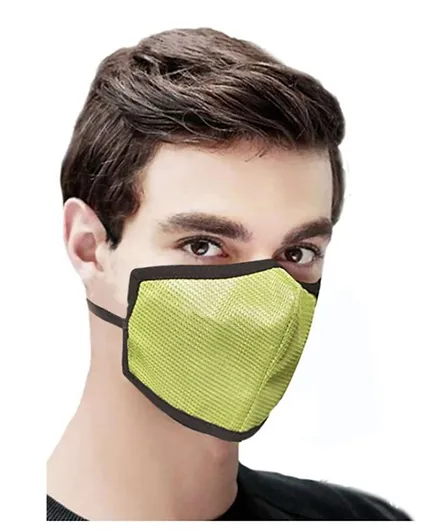 Swayam Reusable 4 Layers Outdoor Protective Face Mask Green - Pack of 1