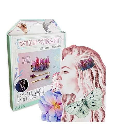 Wish*Craft Let's make things happen Crystal Magic Hair Accessories - 17 Pieces