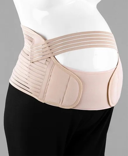 حزام كورسيه بيبيهاج ما قبل الولادة بمقاس XXL لدعم الحمل - بيج