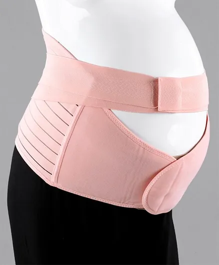 حزام مشد بيبي هاغ بعد الولادة بحجم كبير جداً لإعادة تشكيل الجسم - وردي
