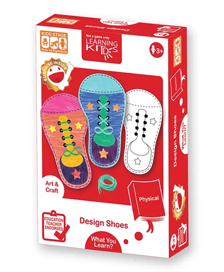 Learning KitDS Design Shoes Set with lace - Multicolor