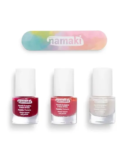 Namaki Organic Nail Polish Set - Pack of 3