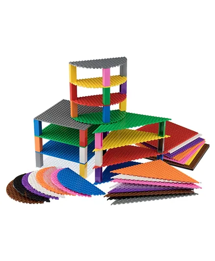 Strictly Briks Tower Multi Color - 96 Pieces