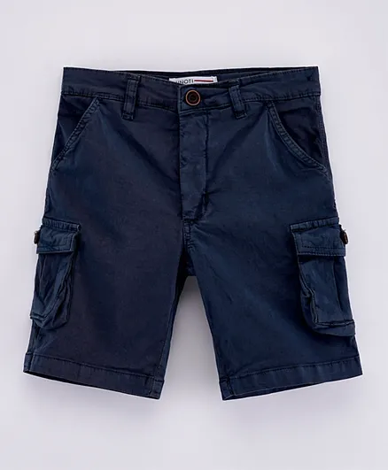 Minoti Woven Shorts - Navy Blue