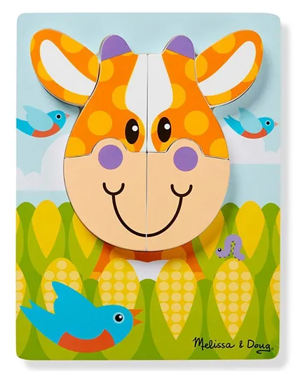 Melissa & Doug Wooden Farm First Play Jigsaw Puzzle - 7 Pieces