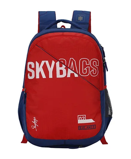 Skybags Figo Extra 03 Unisex School Backpack Red - 19 Inch