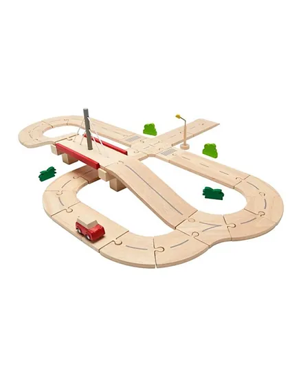 Plan Toys Road System - 34 Pc