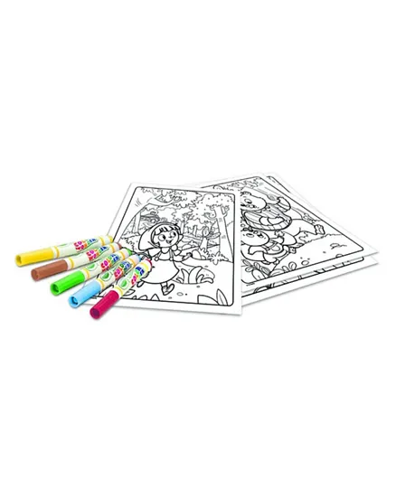 Color Wonder Set Once Upon A Time Colouring Book With  4 Markers