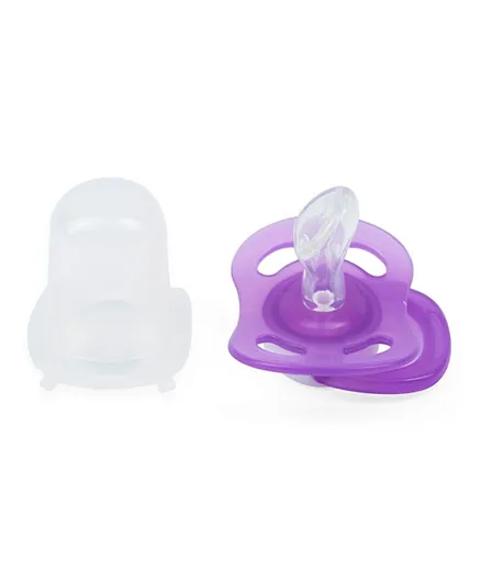 Babe Baby Silicone Soother  - Purple