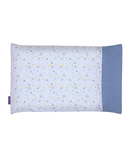 Clevamama ClevaFoam Cotton Toddler Pillowcase - Blue