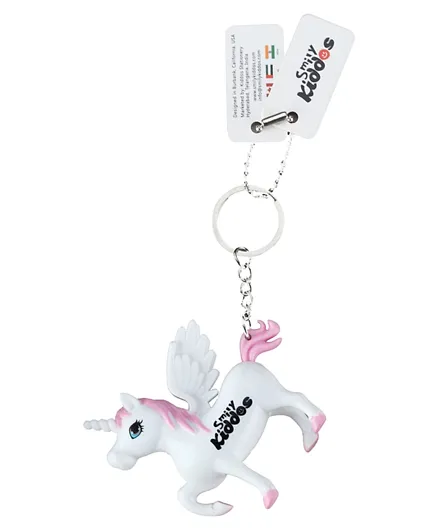 Smily Kiddos Unicorn Key Chain - White Pink