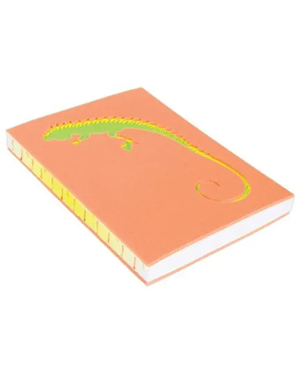 Happily Ever Paper Tropical Lizard Notebook Pink - 224 Pages
