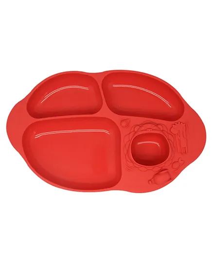 Marcus and Marcus Yummy Dips Suction Divided Plate - Marcus