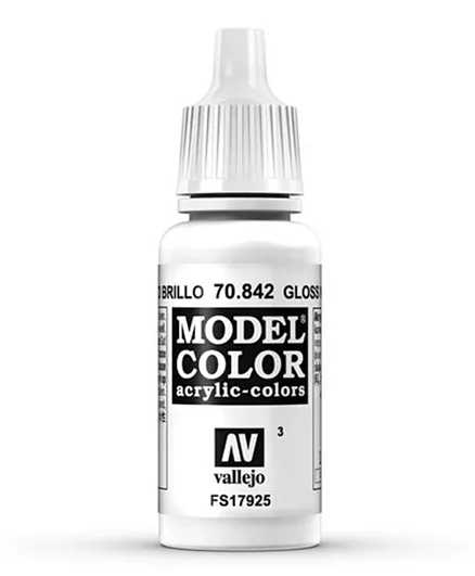 Vallejo Model Color 70.842 Gloss White - 17mL