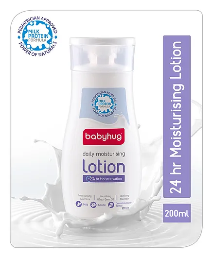 Babyhug Milk Protein Formula Daily Moisturising Lotion - 200 ml