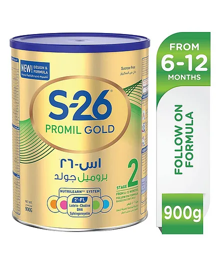 Wyeth S-26 Stage 2 Gold Promil Formula - 900g