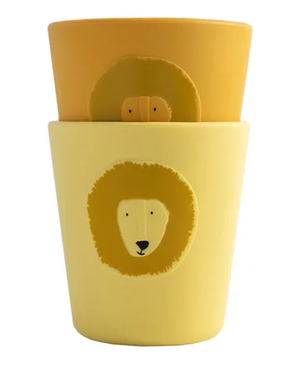 Trixie Mr. Lion Silicone Cup - Pack Of 2