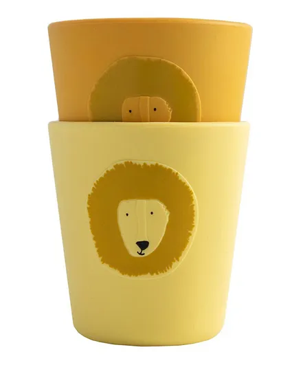 Trixie Mr. Lion Silicone Cup - Pack Of 2