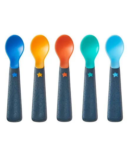 Tommee Tippee - Easigrip Self-Feeding Weaning Spoons - Pack of 5