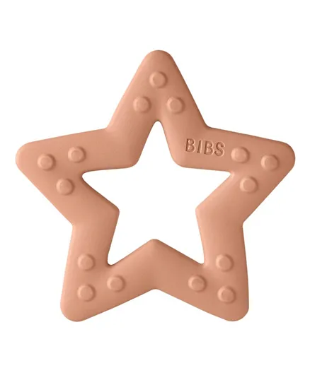 Bibs Baby Bitie Star Teether - Peach