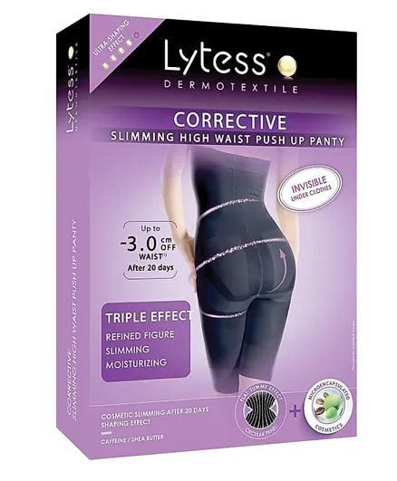 Lytess Corrective Slimming High Waist Push up Panty - Black