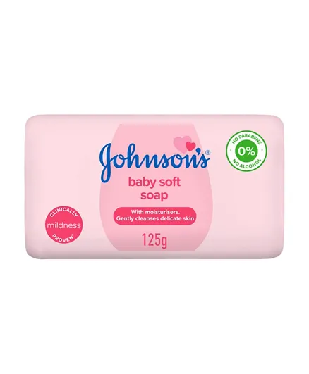 Johnson's Baby Soft Soap Bar - 125g