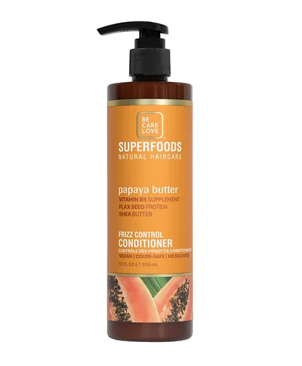 Be Care Love Superfoods Papaya Butter Frizz Control Conditioner - 355mL