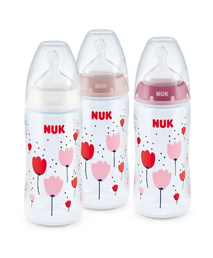 NUK First Choice Bottle set Silicone Teat Orthodontic Anti-Colic Girl