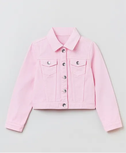 OVS Front Button Cardigan - Pink