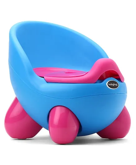 Babyhug Arc Potty Chair - Blue and Purple