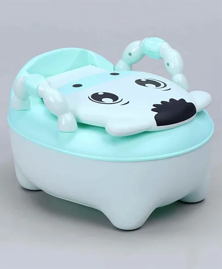 Babyhug Cow Potty Chair - Mint Green