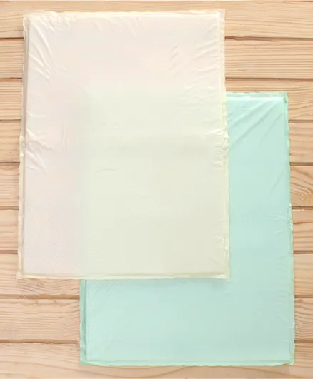 Babyhug Foam Sheet Medium Pack of 2 - Green Yellow