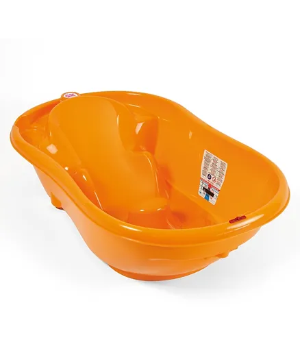 حوض استحمام ذكي من اوكي بيبي اوندا - برتقالي
