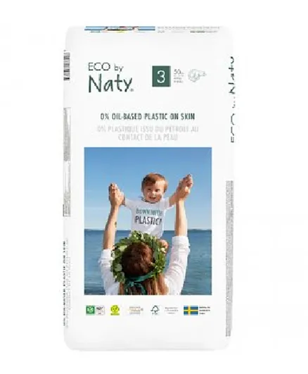 Naty Diapers Economy Size 3 - 50 Pieces