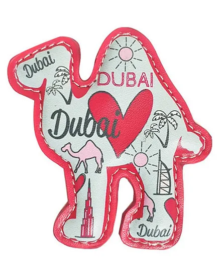 Caravaan Trendy Dubai Icon Love Design Magnet - 7 cm