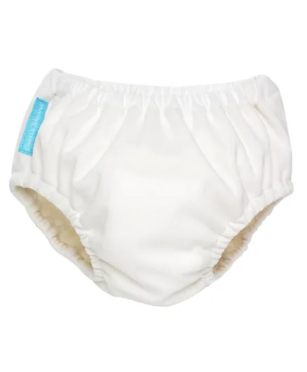 Charlie Banana 2 in 1 Swim Diaper & Training Pants Medium - White