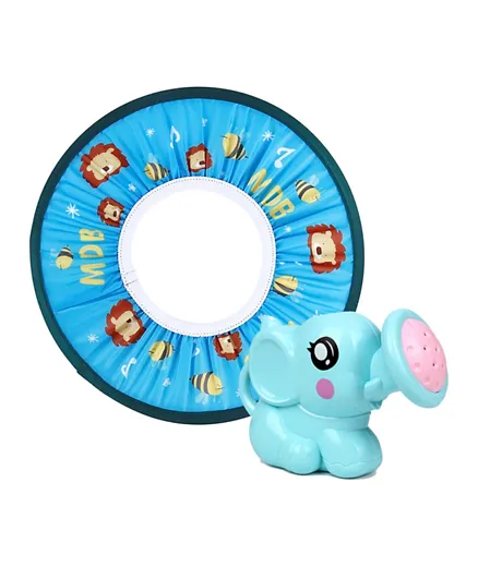 Star Babies Adjustable Kids Shower Cap With Kids Kettle Toys Pack of 2 - Blue
