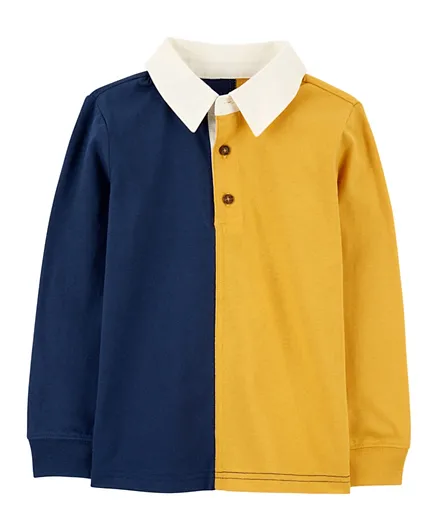 Carter's Long-Sleeve Rugby Polo - Multicolor