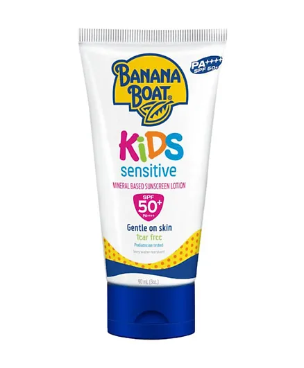 Banana Boat Sensitive Sun Protect Kids Lotion SPF50 - 90ml