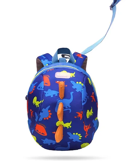 Sunveno Dinosaur Kids Backpack Blue - 10 Inches