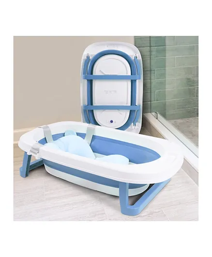 بايبي - حوض استحمام للأطفال قابل للطي آفيري - أزرق