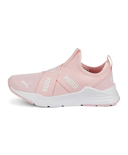 Puma Wired Run Slip On Flash Jr Shoes - Pink